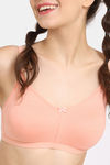 Zivame Everyday Double Layered Non Wired 3/4th Coverage T-Shirt Bra - Peach Pearl — thumbnail 5